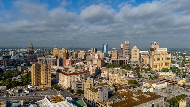 Aerial View Of The City Of San Antonio, Texas