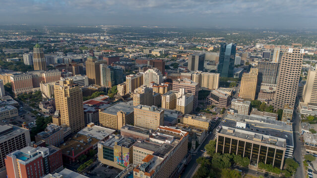 Aerial View Of The City Of San Antonio, Texas