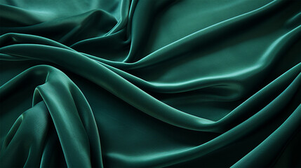 draped Smooth and rich green velour texture. Luxurious velour background pattern. - obrazy, fototapety, plakaty