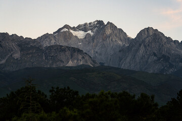  Jade dragon snow mountain of Yunnan, Lijiang, China