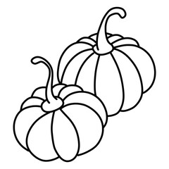 sketch of pumpkin