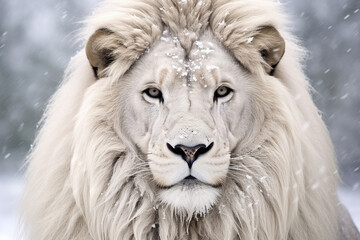 White Lion, Portrait Wildlife animal
