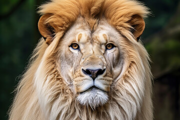 Fototapeta premium White Lion, Portrait Wildlife animal