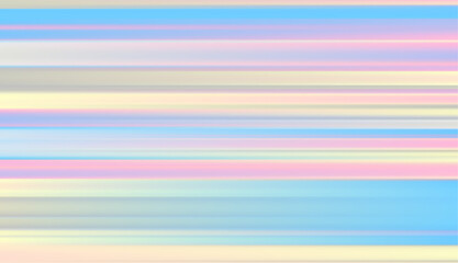 Abstract defocused horizontal background with horizontal smooth blurred lines. Vector eps