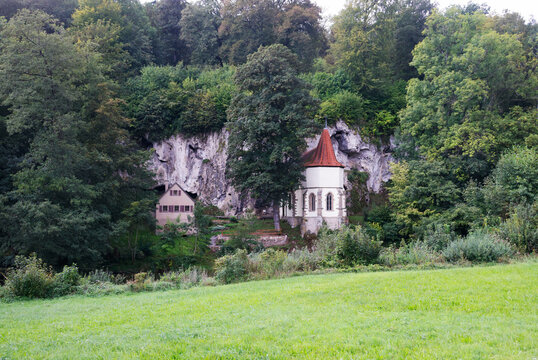 The Chapel St. Wendel zum Stein near D&ouml;rzbach, Hohenlohe, Baden-W&uuml;rttemberg, Germany