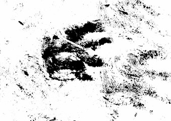 Abstract black and white background with grunge hand drawn illustration