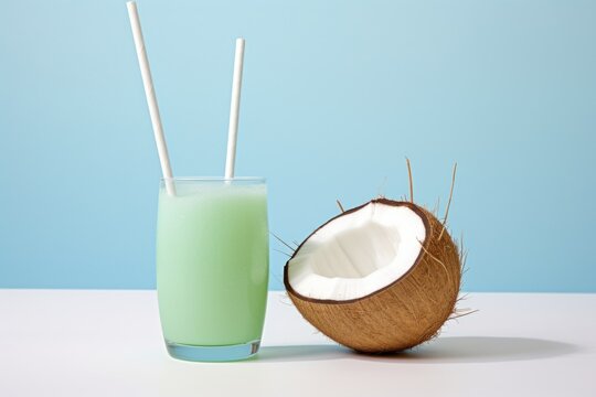 mint coconut vegan drink