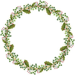 Christmas glitter frame 