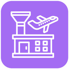 Airport Vector Icon Design Illustration