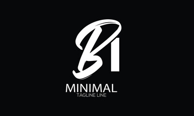 letter icon BI vector