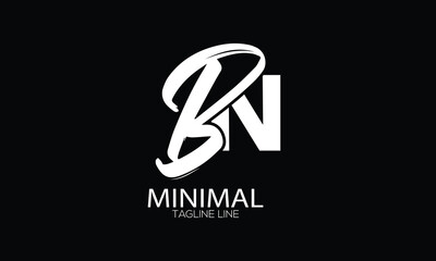 letter icon BN vector