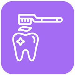 Teeth Cleaning Vector Icon Design Illustration