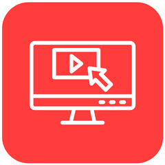 Clickstream Vector Icon Design Illustration