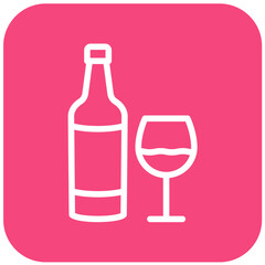 Whiskey Vector Icon Design Illustration