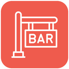 Signboard Vector Icon Design Illustration