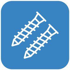 Screw Vector Icon Design Illustration