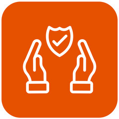 Obraz premium Protection Vector Icon Design Illustration