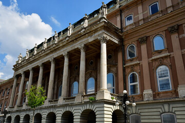 Budapest, Hungary - june 26 2023 : Buda castle