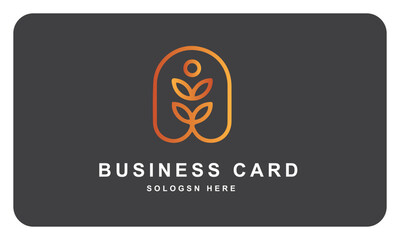 Modern and clean professional business card template