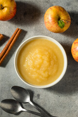 Organic Homemade Pureed Apple Sauce