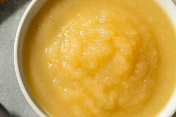 Organic Homemade Pureed Apple Sauce