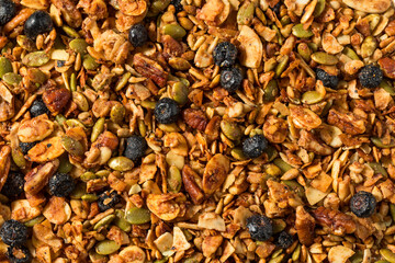 Healthy Homemade Blueberry Granola Breakfast Cereal