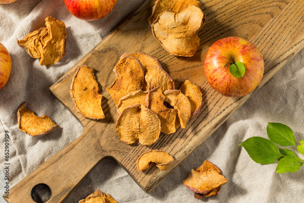 Sticker Vegan Homemade Healthy Apple Chips