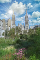 Paris, Saint-Ambroise church, boulevard Voltaire in the 11e arrondissement
