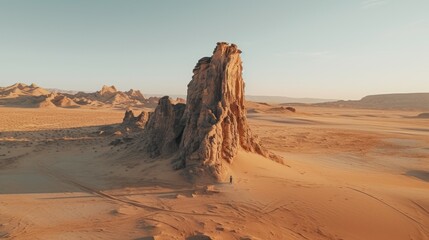 Fototapeta na wymiar Impressive Rock Formation in the Desert