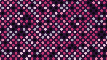 Polka Dot Pop Art Creative Design, Vector Illustration, Abstract Background