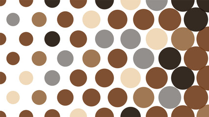 Polka Dot Pop Art Creative Design, Vector Illustration, Abstract Background