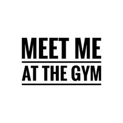 Gym Quote Illustration Design