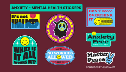 Anxiety - Mental Health Stickers
