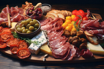 Food Photography of a Charcuterie Board