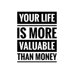 ''Life Value'' Quote Illustration