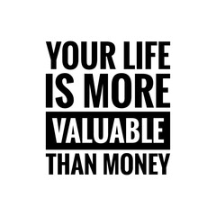 ''Life Value'' Quote Illustration