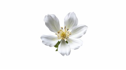 Naklejka na ściany i meble white flower isolated on white