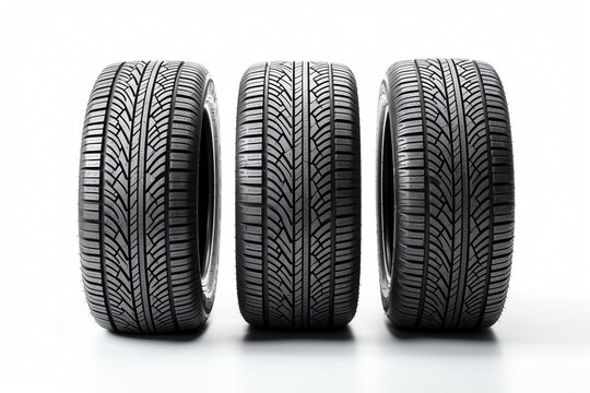 a row of tires with treads