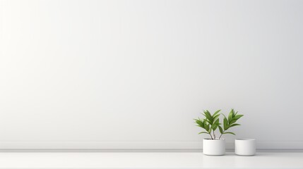 Clean and minimalistic white background