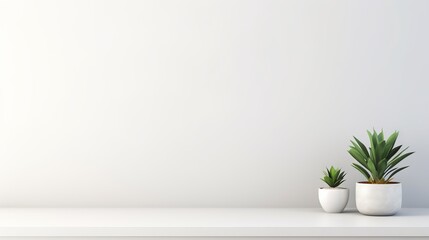 Clean and polished white background