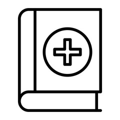 Outline Medical Book icon