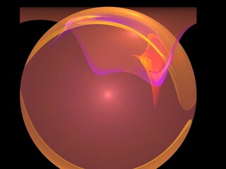 orange and color fractal