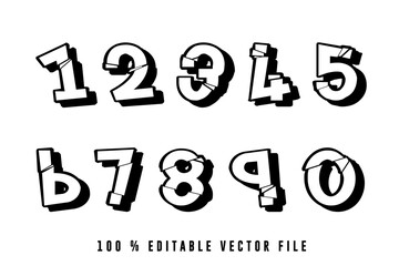 Classic sport basketball jersey number vector.
