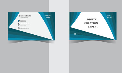 modern business card design City Background Business Card Design Template Creative and Clean Can be adapt to Brochure Annual Report, Magazine Poster double sided business card design template Vector 