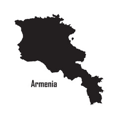 Obraz premium Armenia map icon