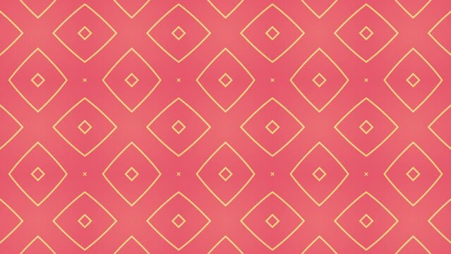 Kaleidoscopic abstrack background animation.pink color.