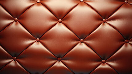 Tactile Luxury, Detailed Texture of Genuine Leather Upholstery with Stitching, Generative AI