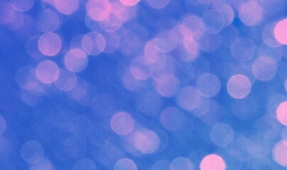 Blue bokeh background with blank space for Your text or images