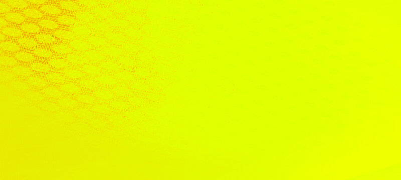 Yellow widescreen background with copy space for text or image, usable for social media, story, banner, poster, Ads, events, party, celebration, and various design works