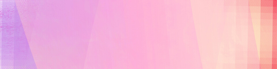 Plain pink panorama background with copy space for text or image, usable for social media, story, banner, poster, Ads, events, party, celebration, and various design works